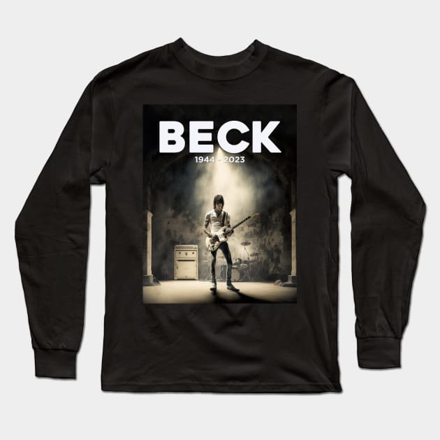 Jeff Beck No. 1: Rest In Peace 1944 - 2023 (RIP) Long Sleeve T-Shirt by Puff Sumo